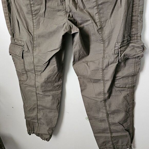 EUC SOCIAL STANDARD BY SANCTUARY STRETCHY CARGO PANTS CAMO GREEN SIZE M WOMENS - Picture 8 of 11